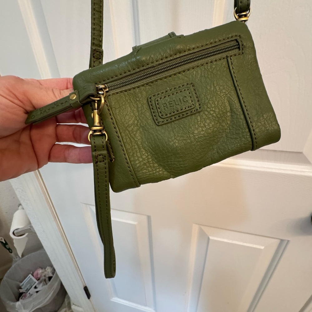 Relic Olive Crossbody Bag